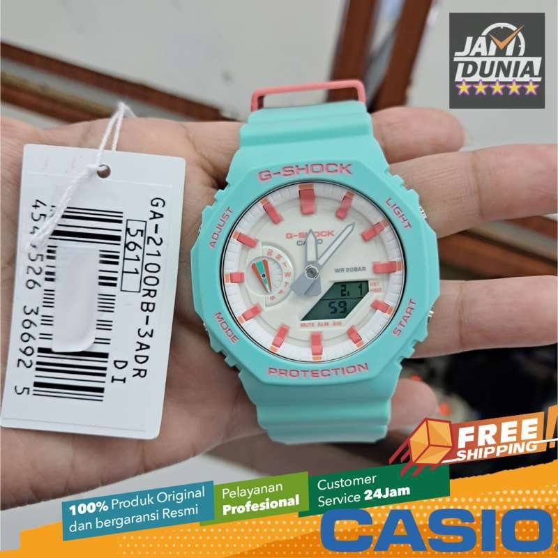 Promo Casio Original - G-Shock Rich Brian Collab Ga-2100rb-3adr-ga