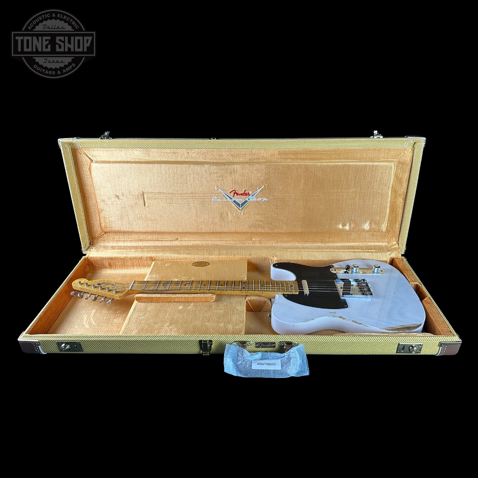 Fender Custom Shop 1951 Nocaster Relic White Blonde w/case – Tone