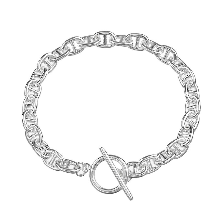 アンカー チェーン ブレスレット 幅7mm[品番：CTRA0003472]｜シルバー